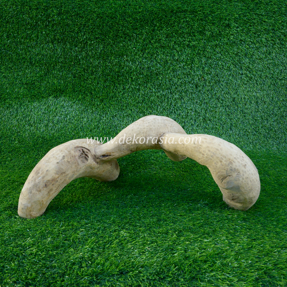Bamboo Root (Size M) for Jungle Gym, Vivariums Reptile, Aquarium, Aquascaping, Reptile Clean Bamboo Root Decor Craft